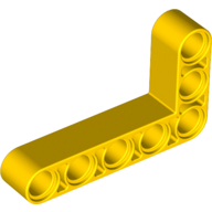 Technic Beam 3 × 5 L-Shape Thick Gelb
