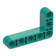 Technic Beam 3 × 5 L-Shape Thick Dunkeltürkis