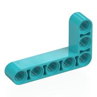 Technic Beam 3 × 5 L-Shape Thick Medium Azure