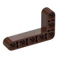 Technic Beam 3 × 5 L-Shape Thick Brown