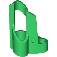 Technic Panel Fairing # 5 Small Short, Large Hole, Side A Green