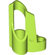 Technic Panel Fairing # 5 Small Short, Large Hole, Side A Lime
