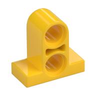 Technic Pin Connector Plate 1 × 2 × 1 2/3 [Two Holes On Top] Yellow