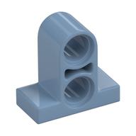 Technic Pin Connector Plate 1 × 2 × 1 2/3 [Two Holes On Top] Sand Blue