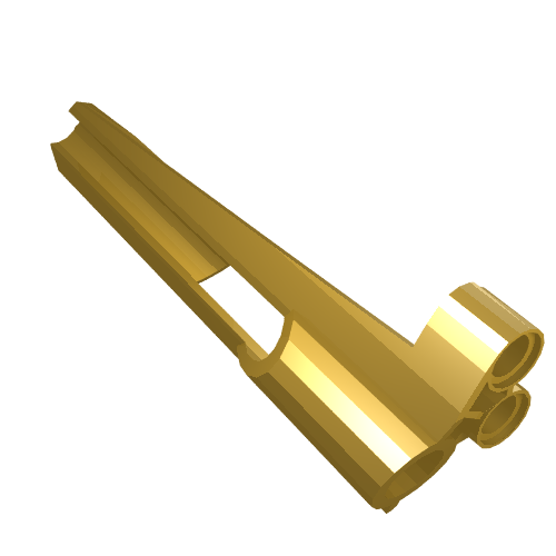 Technic Panel Fairing # 7 Small Long, Large Hole, Side A Metallic-Gold