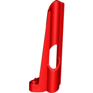 Technic Panel Fairing # 8 Small Long, Large Hole, Side B Red