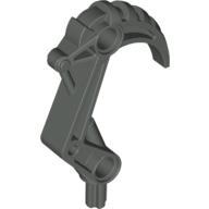 Large Figure Weapon, Claw Hook with Axle Dark Gray