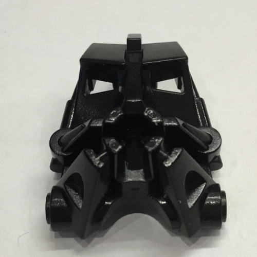 Large Figure Head Connector Block 3 × 4 × 1 2/3 Schwarz