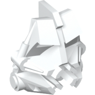 Large Figure Head Connector Block 3 × 4 × 1 2/3 White