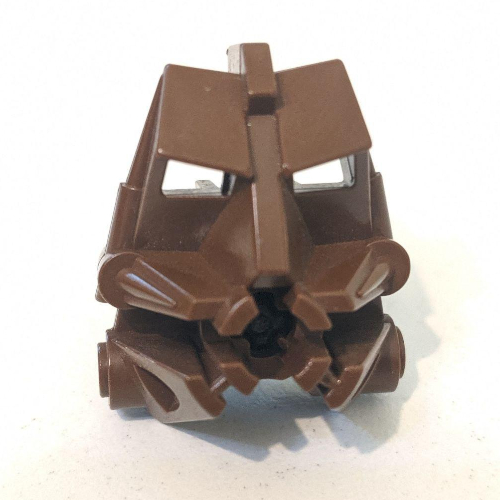 Large Figure Head Connector Block 3 × 4 × 1 2/3 Brown