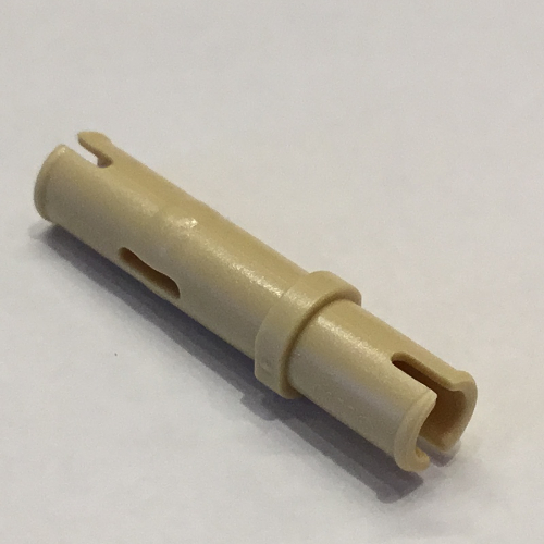 Technic Pin Long without Friction Ridges Tan