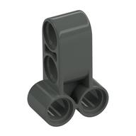 Technic Pin Connector Perpendicular Long Dark Gray