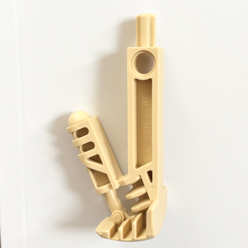 Large Figure Foot, Wedge 3 × 7 × 3 Beige