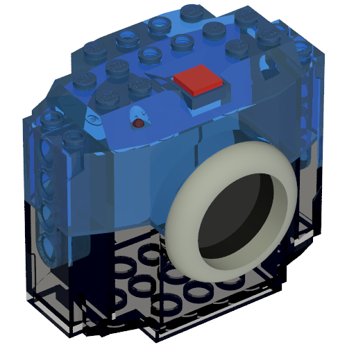 Camera USB in Trans-Dark Blue