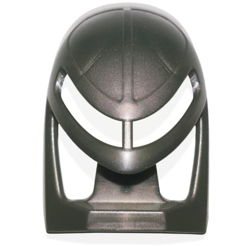 Large Figure Mask Miru Two-tone Silver