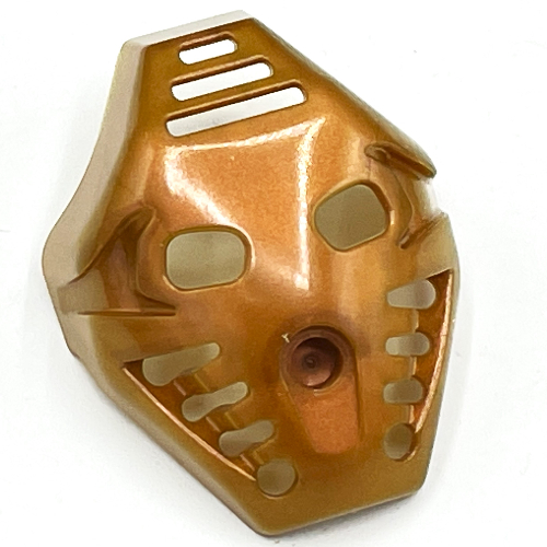 Large Figure Mask Pakari Two-tone Gold