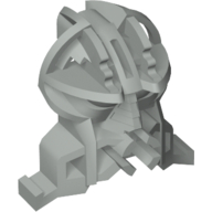 Large Figure Head Connector Block (Tohunga) Light Gray