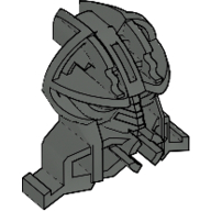 Large Figure Head Connector Block (Tohunga) Dunkelgrau