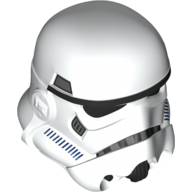 Large Figure Head Stormtrooper Commander White