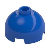 Brick Round 2 × 2 Dome Top, Vented Stud Blue