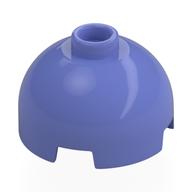 Brick Round 2 × 2 Dome Top, Vented Stud Blue Violet