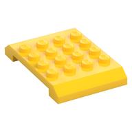 Brick Sloped 4 × 6 × 2/3 Double Yellow
