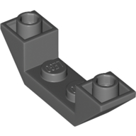 Dachstein umgekehrt 45° 4 × 1 doppelt mit 1 × 2 vertieft
