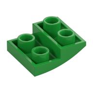 Brick Curved Inverted 2 × 2 × 2/3 Bright Green