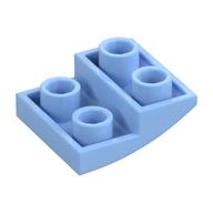 Brick Curved Inverted 2 × 2 × 2/3 Bright Light Blue