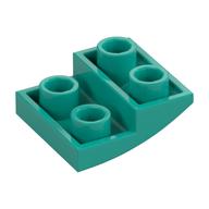 Bogenstein umgekehrt 2 × 2 × 2/3 Dunkeltürkis
