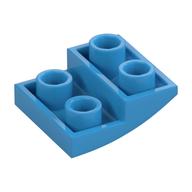 Brick Curved Inverted 2 × 2 × 2/3 Dark Azure