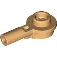 Plate Special Round 1 × 1 with Hollow Stud and Horizontal Bar 1L Warm Tan