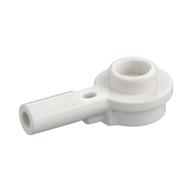 Plate Special Round 1 × 1 with Hollow Stud and Horizontal Bar 1L Weiß