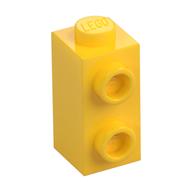 Brick Special 1 × 1 × 1 2/3 with Studs on 1 Side Yellow