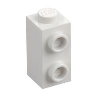 Brick Special 1 × 1 × 1 2/3 with Studs on 1 Side White