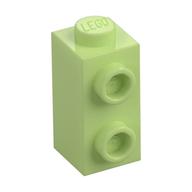 Brick Special 1 × 1 × 1 2/3 with Studs on 1 Side Yellowish Green