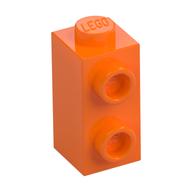 Brick Special 1 × 1 × 1 2/3 with Studs on 1 Side Orange