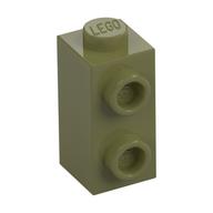 Brick Special 1 × 1 × 1 2/3 with Studs on 1 Side Olive Green