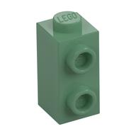 Brick Special 1 × 1 × 1 2/3 with Studs on 1 Side Sand Green