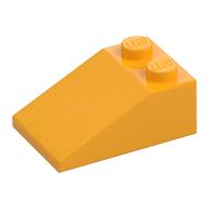 Brick Sloped 33° 3 × 2 Bright Light Orange