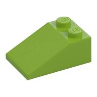 Brick Sloped 33° 3 × 2 Lime