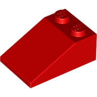 Brick Sloped 33° 3 × 2 Red