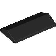 Brick Sloped 33° 2 × 4 Double Black