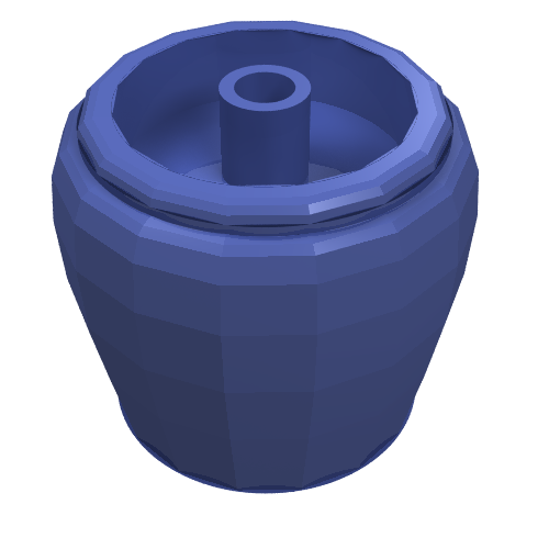 Belville / Scala, Equipment Flower Pot Violet
