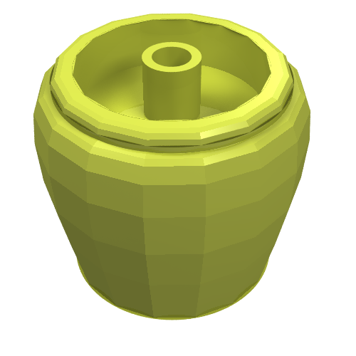 Belville / Scala, Equipment Flower Pot Medium Lime