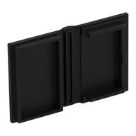 Book 2 × 3 [Plain] Black