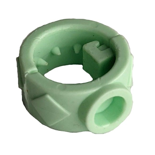 Scala, Haare Clip, rund Typ Light Green