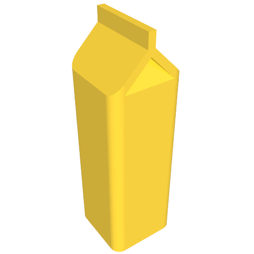 Belville / Scala, Food, Milk Carton Gelb