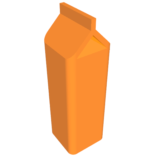 Belville / Scala, Food, Milk Carton Orange