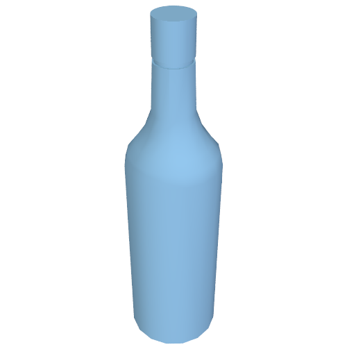 Belville / Scala, Food, Bottle Wine Mittelblau